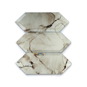 Bevel cạnh gương gương cổ kính Gạch <span class=keywords><strong>Mosaic</strong></span> cho tường trang trí nhà máy toàn Bộ bán - Product Image 3