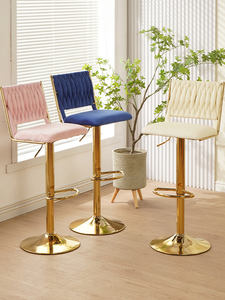 Sắt hiện đại có thể điều chỉnh im lặng nâng xoay thanh ghế phân cao cho phòng khách với thiết kế bảng điều khiển - Product Image 2