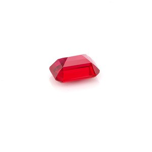 Large 12x18MM Blood <strong>Ruby</strong> Stones Synthetic Emerald Cut <strong>Ruby</strong> Zircon Stone Price Artificial <strong>Ruby</strong> - Product Image 2