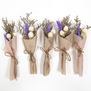 प्राकृतिक देहाती सजावटी Boho सूखे फूल Boho शादी की व्यवस्था मिनी के लिए फूल गुलदस्ता - Product Image 1