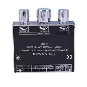 Placa amplificadora de Audio BT 5,1, placa amplificadora de potencia TPA3116D2, AUX Audio 50W * 2 + 100W, módulo inalámbrico, amplificador de Audio - Product Image 2