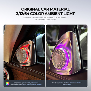 OEMアンビエントライトキットSクラスW222 4D高級車インテリア改造新品12V 4D LEDストリップツイーター - Product Image 5
