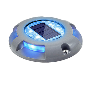 Dayanıklı IP67 güneş LED Disk işıkları açık bahçe yolu için sıcak beyaz dekoratif aydınlatma Powered GÜNEŞ PANELI ROHS sertifikalı - Product Image 1