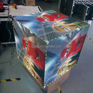 3D Dynamic <span class=keywords><strong>LED</strong></span> <span class=keywords><strong>Display</strong></span> Box P3 576x576 para uso indoor e ao ar livre-Retail Light <span class=keywords><strong>Cube</strong></span>