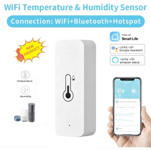 Tuya Smart <strong>Temperature</strong> <strong>Humidity</strong> <strong>Sensor</strong> WiFi APP Remote Monitor for Smart Home SmartLife Work With Alexa Google Assistant