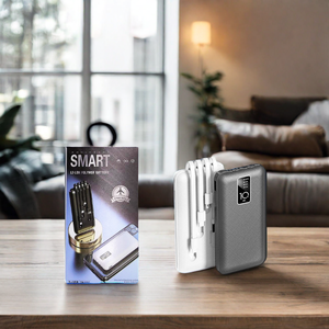 4-in-1 10000mAh Power Bank with C-Type Fast Charger Portable Mobile Charging <strong>Device</strong> 10W <strong>Output</strong> Power
