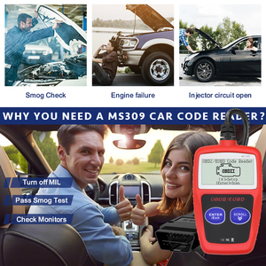 Escáner OBDII Universal para Coche, Llave de Error, Lector de Código Pin, Herramienta de Escaneo OBD 2 BUS OBD2, Diagnóstico Ms309 ELM327 Obd2 - Product Image 5