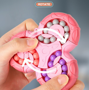 Hot Bán Ma Thuật Đậu Con Quay Đầu Ngón Tay Cube Quay Trẻ Em Giải Nén Đồ Chơi <span class=keywords><strong>Fidget</strong></span> <span class=keywords><strong>Spinner</strong></span> Đồ Chơi Cho Trẻ Em - Product Image 3