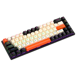 68-<strong>key</strong> Purple Three-color Single <strong>Keyboard</strong> (<strong>key</strong>-line Separation) <strong>Mechanical</strong> <strong>Keyboard</strong> Wired Game E-sports RGB - Product Image 2