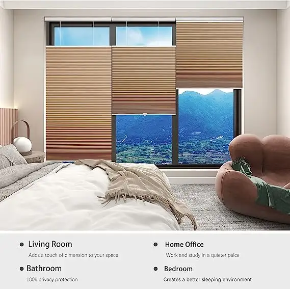 High Quality Cordless Blackout Cellular Shades for Home