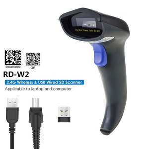 Radall RD-W8 2D蓝牙无线二维码扫描仪 & W6 2.4G无线CCD条形码阅读器，用于移动支付电脑屏幕 - Product Image 4