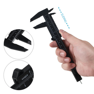 OEM Tùy Chỉnh Microblading Lông Mày Callipers Chính Xác Quy Mô Thép Không Gỉ Lõi Nhựa Trượt Đo Cai Trị Cho Lông Mày Areolas - Product Image 3