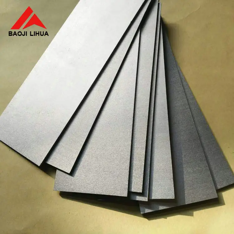 ASTM-placa de titanio B265, 0,5mm, Gr5, Ti6al4v, precio