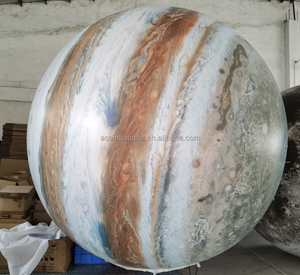 Tùy chỉnh tổ chức sự kiện trang trí Inflatable thế giới toàn cầu bơm hơi khổng lồ quả cầu trái đất bóng mặt trăng hành tinh Inflatable Pluto - Product Image 5