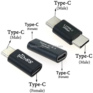 <strong>USB</strong> <strong>3.1</strong> <strong>Type</strong> <strong>C</strong> <strong>Adapter</strong> Converter <strong>USB</strong> <strong>C</strong> Charge Data Sync Extension <strong>USB</strong> <strong>C</strong> Female to Male Connector for PC Laptop Tablet - Product Image 6