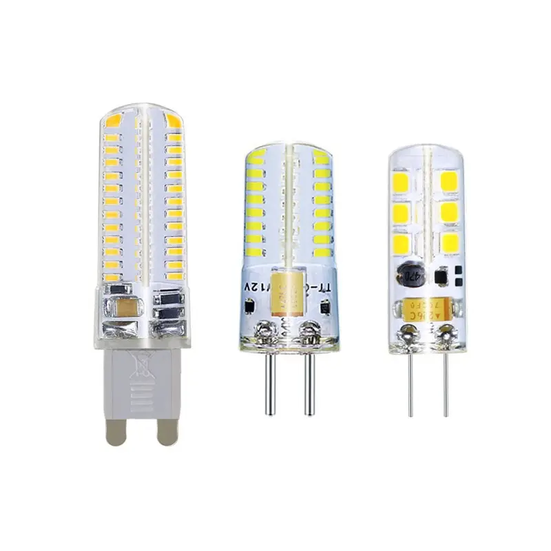 Lampu darurat led 80lm/w, lampu bohlam led 1.5w 2w 1.8w 2.5w 3w 4w 5w g9 warna dapat disesuaikan 12V, 24V