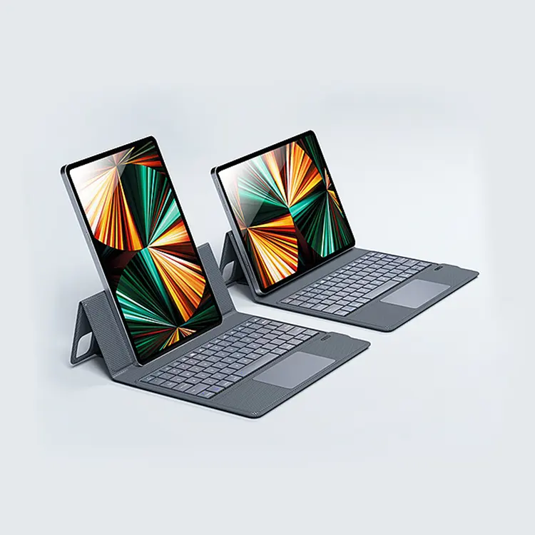 İnce taşınabilir kablosuz klavye kılıf tutucu ile iPad pro 9.7 inç deri kılıf için anahtar kurulu için ipad 10.2 8th üretimi