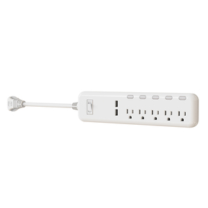 Zwave 800 Series Power Strip 5 enchufes puertos USB cargador multifunción monitoreo de energía App Control USA Smart Power Strip - Product Image 3