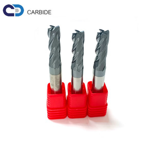 Manufacturer Hrc55 Tungsten Solid Carbide End <strong>Mills</strong> Tools <strong>CNC</strong> 4 Flutes square End <strong>Mill</strong> Cutter - Product Image 2