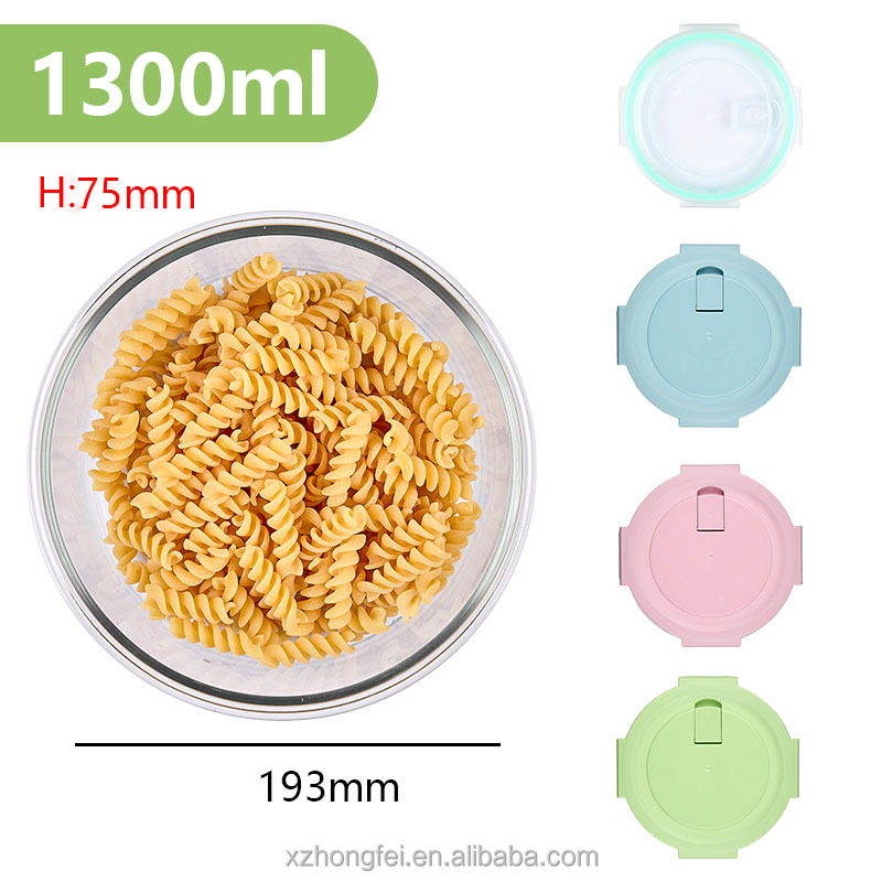 Transparent round 1300ml