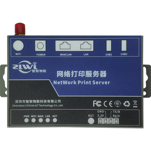 Chilink IOT Popular PS2000 Wireless Wifi Network <strong>Print</strong> <strong>Server</strong> With 2 USB Ports - Product Image 3