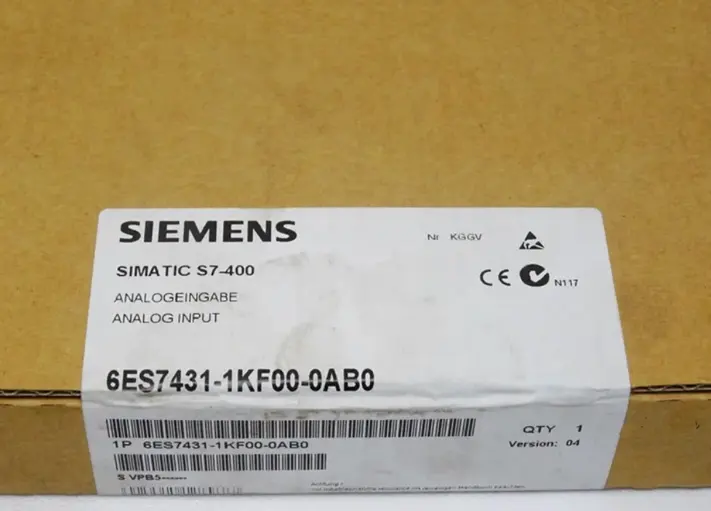 Siemens S7-400 SIMATIC, Analog Input SM 431ใหม่6ES7431-1KF10-0AB0อนาล็อกโมดูล6ES7 007