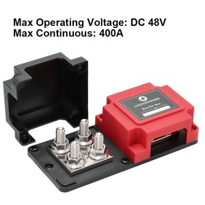 <strong>400A</strong> 48VDC Dual Modular Tinned Heavy Duty Copper <strong>Busbar</strong> M8/M10 Stud for Solar Power Distribution Fuse Components - Product Image 4
