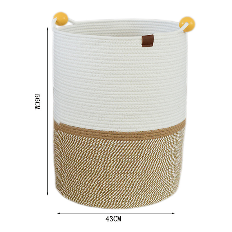 Kaki fleuri blanc avec poignée boule ronde, grande taille (43*56)