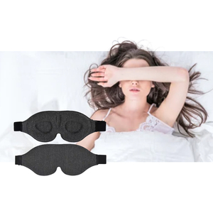 Arka ve yan uyuyan için uyku maskesi 100% blok dışarı işık göz maskesi 3D gece körü körüne uyku Ultralight seyahat göz kapağı - Product Image 4