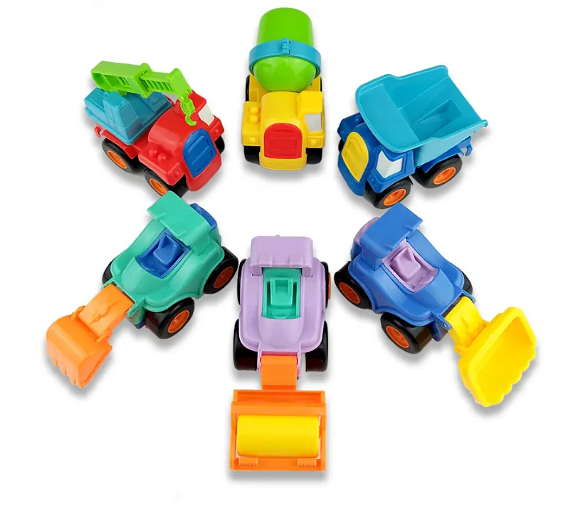 Mini brinquedo de plástico, popular, veículo, brinquedos para trás, carro de fricção, brinquedos para crianças, presente de natal