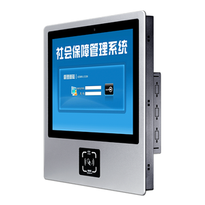 I7 Fanless IP65 Pantalla táctil industrial PC Tablet Computadora Sistema operativo Android Lector de tarjetas IC/ID integrado frontal y escáner QR