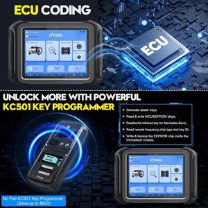 X100MAX Advanced Auto Key Programmer KC501 Autodiagnose-Tools ADD-Schlüssel IMMO-Programmier werkzeug ECU-Programmierung Autos canner