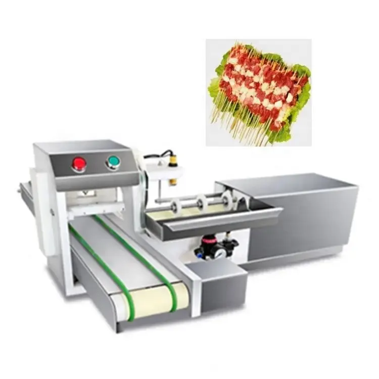 Aço inoxidável kabab fabricante churrasco carne espeto máquina kebab espeto máquina automática