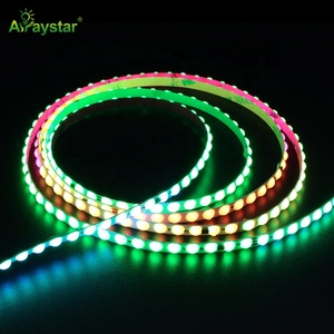 Sihirli piksel RGB COB LED stripc DC 24V 10 W yüksek yoğunluklu 480 LEDs/m ışık şeridi 5 mm WS2811 IC tipi nokta az COB esnek şerit - Product Image 2
