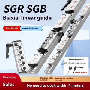 SGR Built-in Double Axis <strong>Roller</strong> <strong>Linear</strong> <strong>Guides</strong> for CNC Machines Series SGR10 <strong>SGR15</strong> SGR20 SGR25 35 35 Double <strong>Linear</strong> <strong>Rails</strong> Blocks - Product Image 5