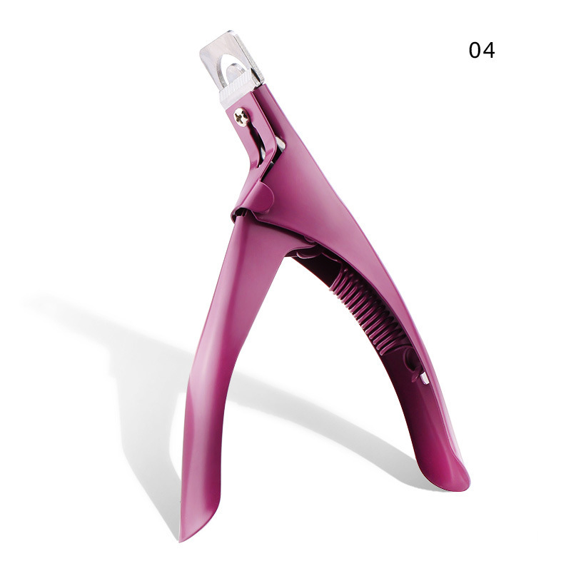 Pac-06+u-shaped straight scissors - 04#rose red