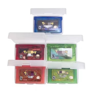 Poke Mon GBA Gameboy Advanceゲームカートリッジ用の米国版レトロビデオゲームカード - Product Image 1
