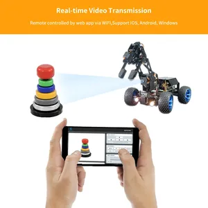 Adeept PiCar Pro Kit per auto Robot intelligente 2-in-1 4WD con braccio robotico 4DOF scheda Raspberry Pi non inclusa - Product Image 3