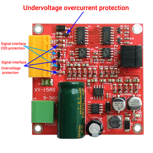 WUZHI XY-15AS 6-36V <strong>15A</strong> DC Motor Drive Board Module Industrial Positive and Negative Full <strong>PWM</strong> Speed <strong>Control</strong>