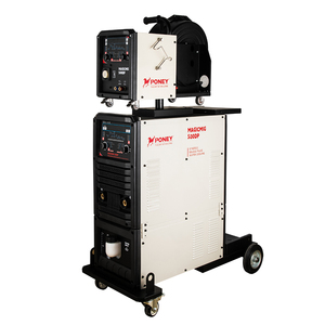 <strong>Famous</strong> Brand Double Pulse Industrial 500 DP High Duty Cycle 100% MIG MMA Multi Function Welding Machine <strong>Welder</strong> with Trolly - Product Image 2