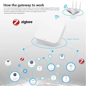 Zigbee Gateway WIFI BLE Multi-mode Hub Tuya Smart Wireless Zigbee Bridge funziona con Google Alexa per l'automazione domestica - Product Image 6