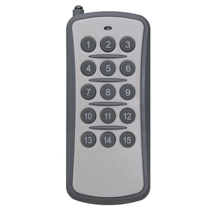 Control remoto RF Código de aprendizaje Personalizado 12-15 teclas Modelo de controles inalámbricos para sistema de alarma - Product Image 1