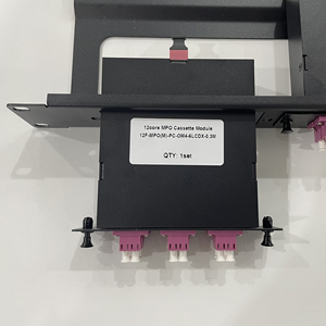 Panel de conexión de fibra óptica de montaje en rack MTP MPO de 12 24 36 puertos para centro de datos de alta densidad con módulos de casete OM4 MPO - Product Image 6