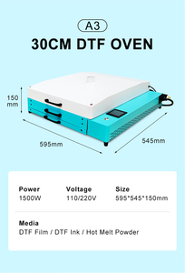 XinFlying New Ideas <strong>A3</strong> Dtf Oven Dryer Heating Films Desktop Dtf <strong>A3</strong> Oven and Support Technical Service - Product Image 5