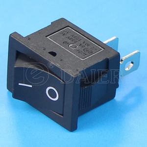 KCD1-2-101 6A 250VAC ON OFF 2 pozisyon 2PIN Mini CQC Rocker anahtarı Soken anahtarı - Product Image 3
