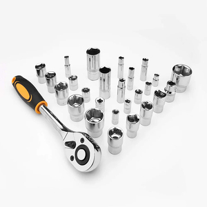 162钢制工具箱，带手动工具组，用于车库存储工具柜拉杆箱 - Product Image 5