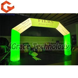Thể Thao Ngoài Trời Racing Arch LED Chiếu Sáng Inflatables Arch Bắt Đầu Kết Thúc Dòng Inflatable Entrance Đối Với Sự Kiện - Product Image 3