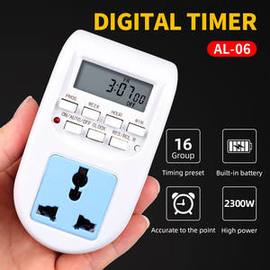 AL-06 Timer di alta qualità 24 ore 220V-240V 50/60Hz 2000W Timer digitale interruttore orario con presa UK e spina UK Smart Home Plug - Product Image 3