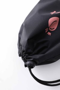 小聚酯印花布袋抽绳与塑料塞 - Product Image 4