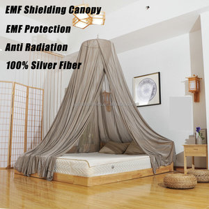 BLOCK EMF Anti Radiation Mosquito Net Circular Facebook人気のシルバーグレー - Product Image 3